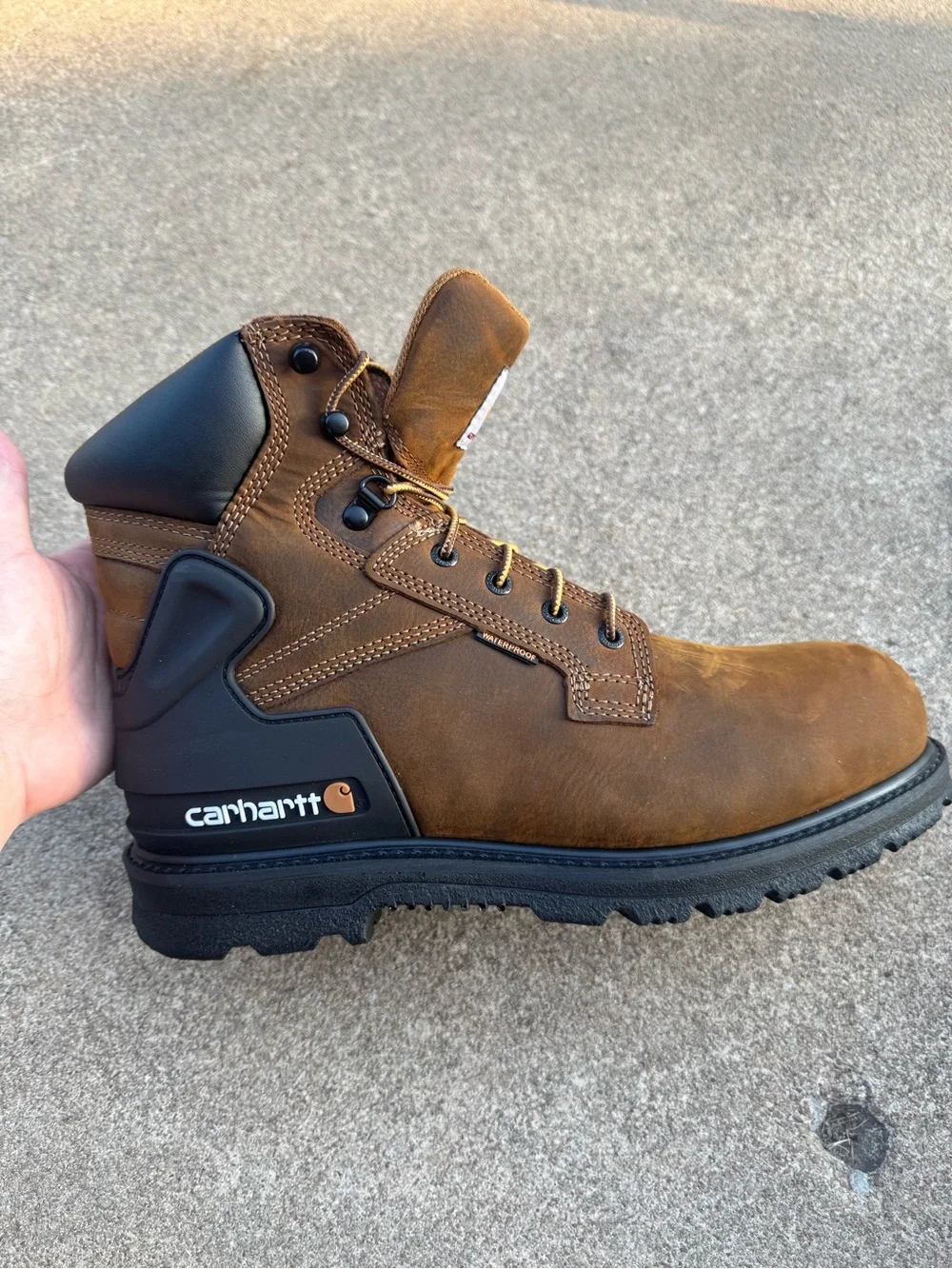 NWT Carhartt heritage waterproof 6 in steel toe boots